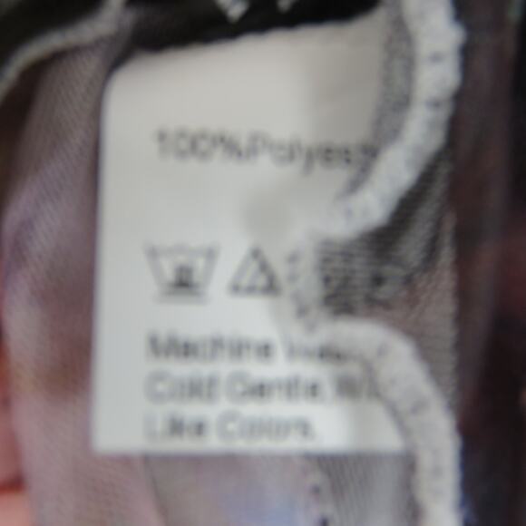 Shein Abstract Renaissance Off Shoulder Long Sleeve Mesh Top Funky Sexy Small - Picture 5 of 8